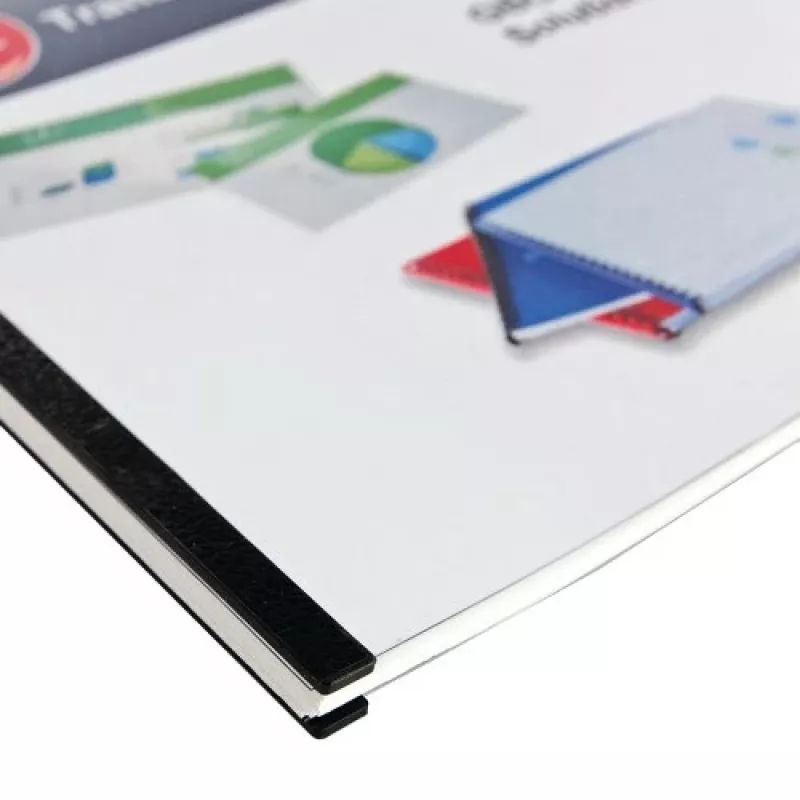 GBC SureBind® Bindestreifen A4 25 mm, Schwarz, 250 Blatt, Acrylnitril-Butadien-Styrol (ABS), A4, 25 mm, 297 mm
