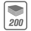 GBC VeloBind Bindestreifen 45 mm Schwarz (25), Schwarz, A4, 45 mm, 297 mm, 25 Stk.