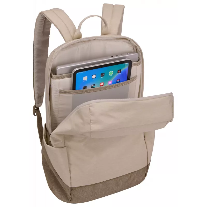 Thule Lithos TLBP216 Pelican Rucksack Freizeitrucksack Creme, Braun Polyester