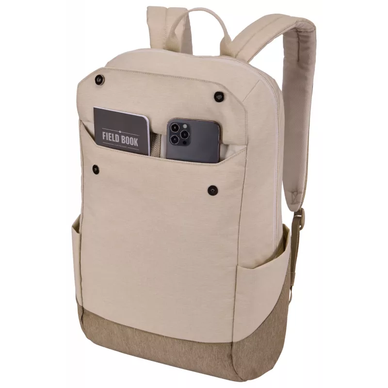Thule Lithos TLBP216 Pelican Rucksack Freizeitrucksack Creme, Braun Polyester