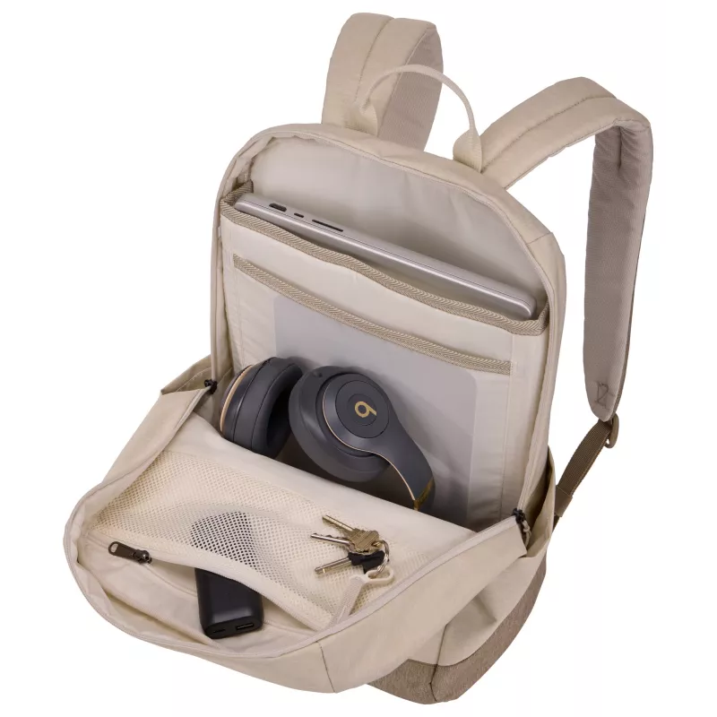 Thule Lithos TLBP216 Pelican Rucksack Freizeitrucksack Creme, Braun Polyester