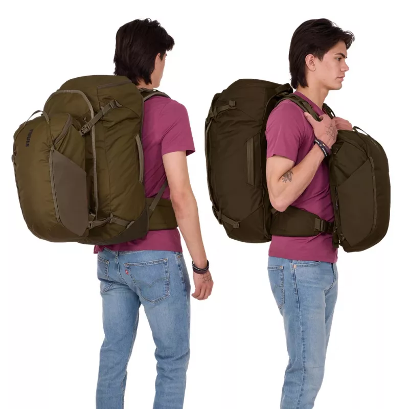 Thule TLPM270 Rucksack Tief Khaki Reiserucksack Polyester