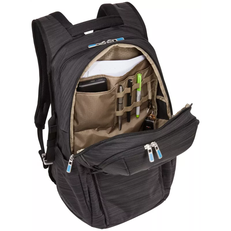 Notebook-Rucksack Thule Construct 28L — schwarz, 28 L Fassungsvermögen, gepolstertes Laptopfach