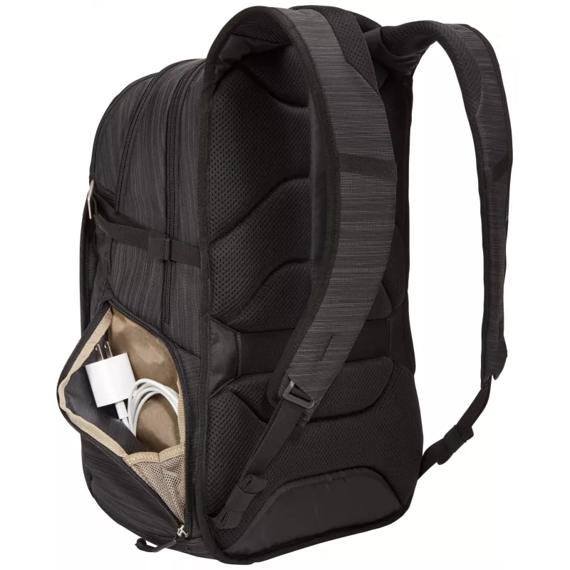 Notebook-Rucksack Thule Construct 28L — schwarz, 28 L Fassungsvermögen, gepolstertes Laptopfach