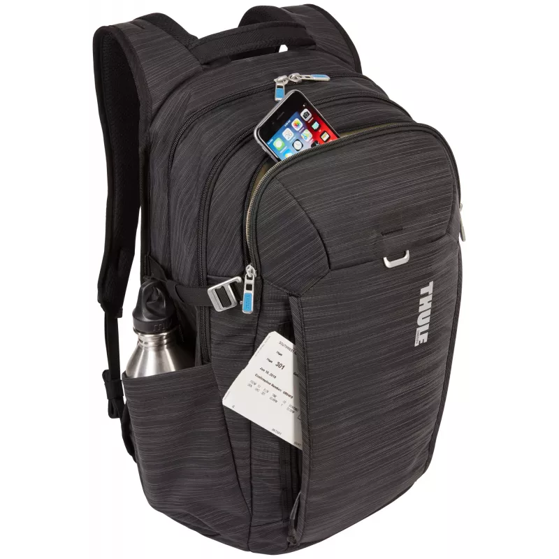 Notebook-Rucksack Thule Construct 28L — schwarz, 28 L Fassungsvermögen, gepolstertes Laptopfach