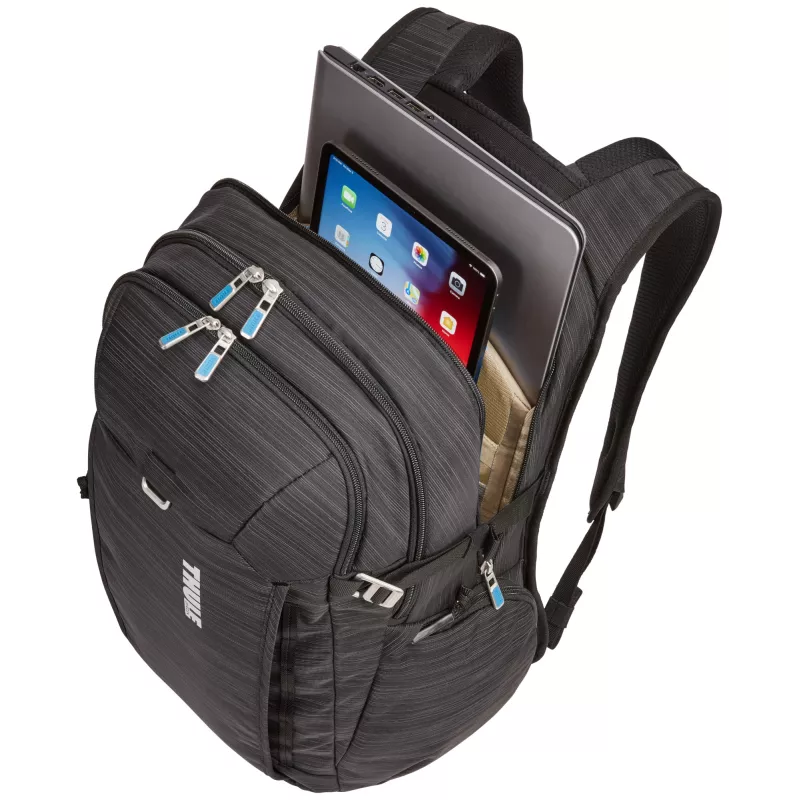 Notebook-Rucksack Thule Construct 28L — schwarz, 28 L Fassungsvermögen, gepolstertes Laptopfach
