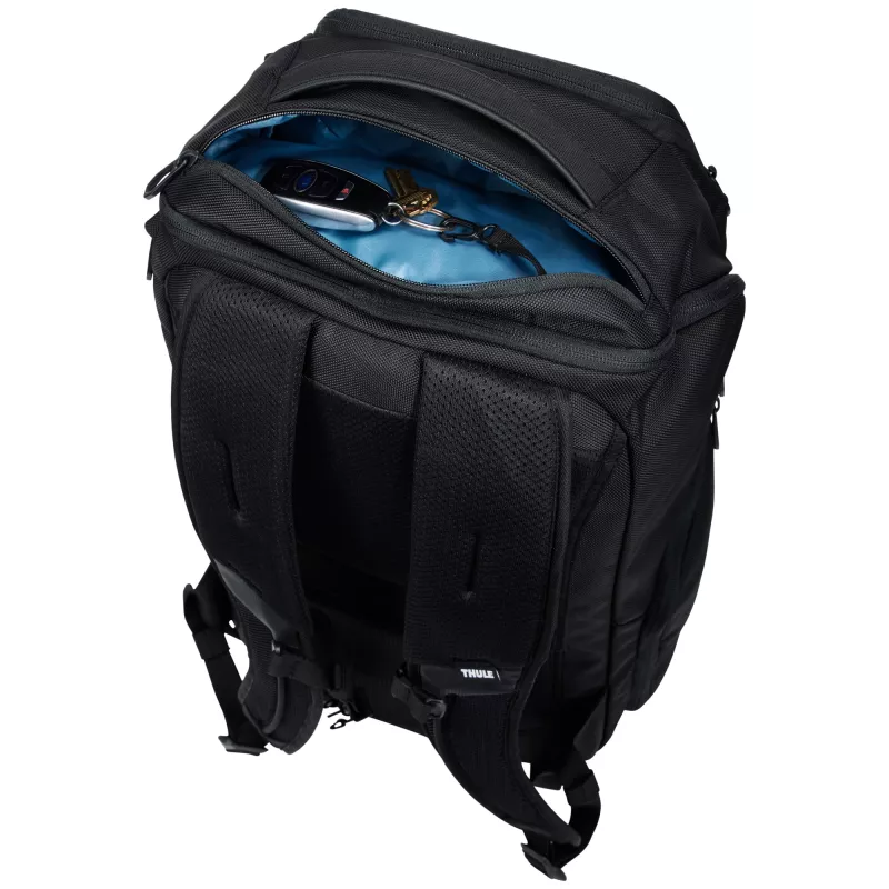 Thule Accent TACBP2216 Rucksack Reiserucksack Schwarz Recyceltes Polyester
