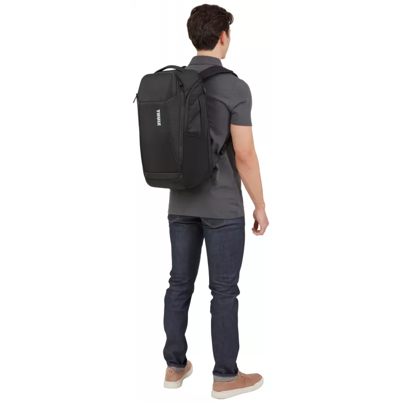 Thule Accent TACBP2216 Rucksack Reiserucksack Schwarz Recyceltes Polyester