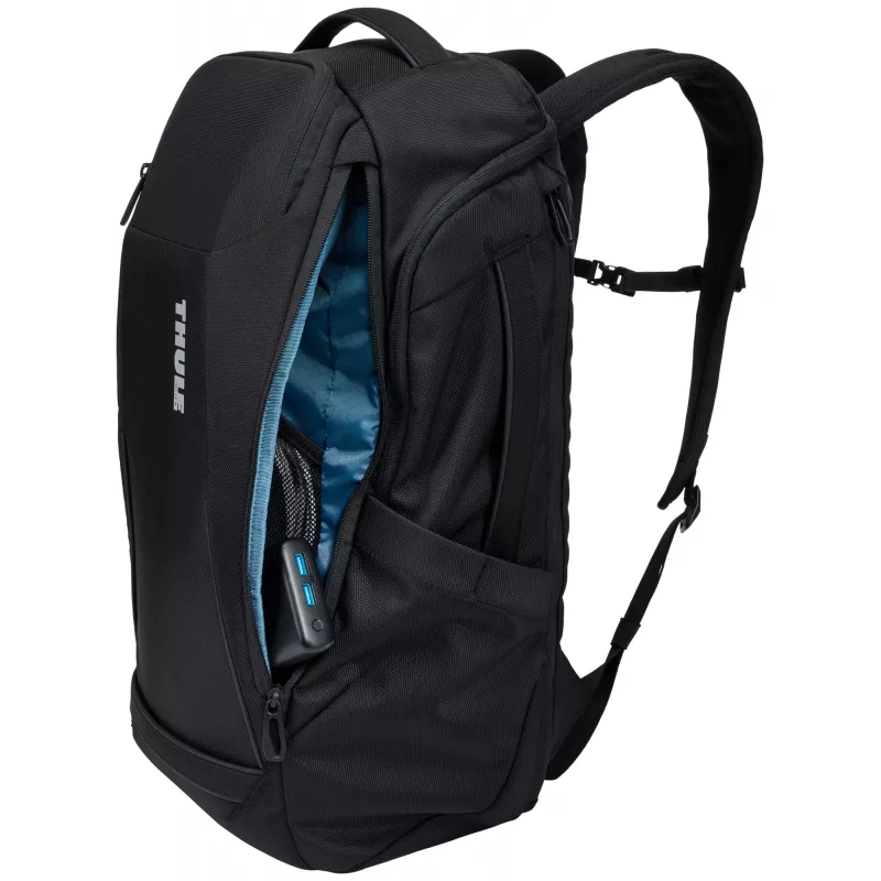 Thule Accent TACBP2216 Rucksack Reiserucksack Schwarz Recyceltes Polyester