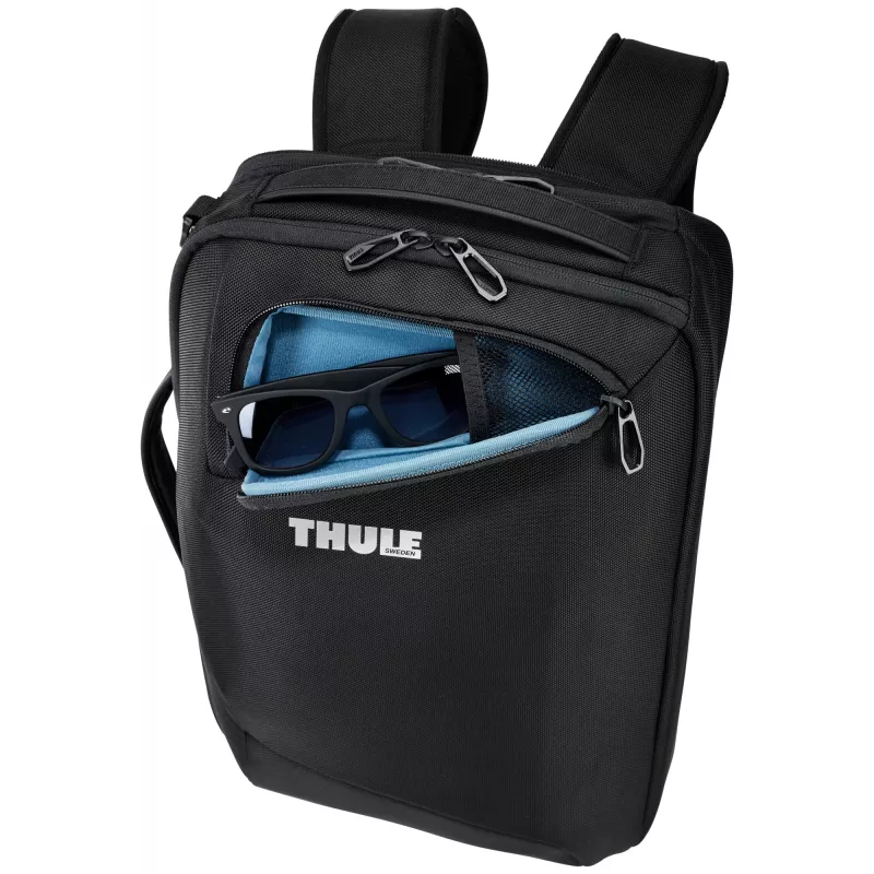 Thule Accent Convertible 17L Rucksack – Schwarz, 17 L Volumen, umwandelbare Trageoptionen