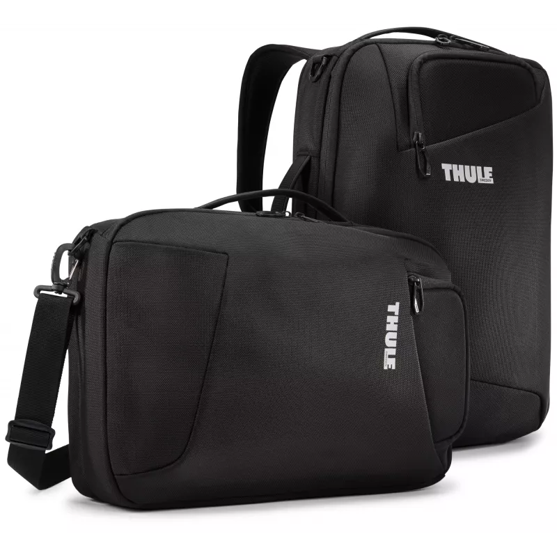 Thule Accent Convertible 17L Rucksack – Schwarz, 17 L Volumen, umwandelbare Trageoptionen