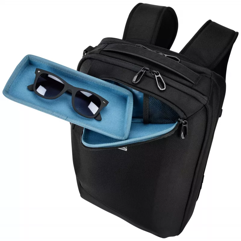 Thule Accent Convertible 17L Rucksack – Schwarz, 17 L Volumen, umwandelbare Trageoptionen