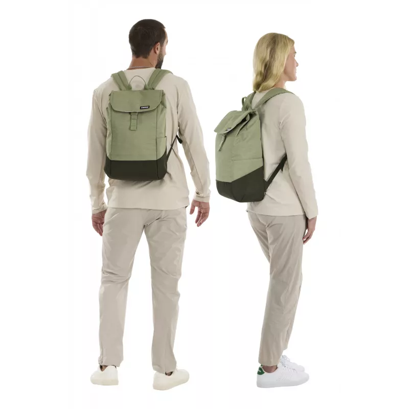 Thule Lithos TLBP213 - Leiser grüner Rucksack Freizeitrucksack Polyester