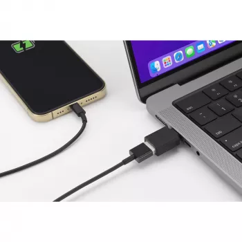Kensington CA1010 USB-C auf USB-A M/F Adapter, USB-C, USB-A, Schwarz
