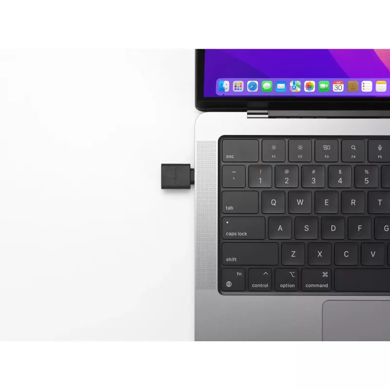 Kensington CA1010 USB-C auf USB-A M/F Adapter, USB-C, USB-A, Schwarz