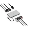 Kensington UH1440P USB-C 5Gbps Dual Video Driverless Mobile Dock – 85W Pass-Through Power – DP/HDMI/VGA