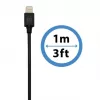 Kensington PowerBolt™ 2.4 Autoladegerät – Schwarz, Auto, Zigarettenanzünder, 1 m, Schwarz