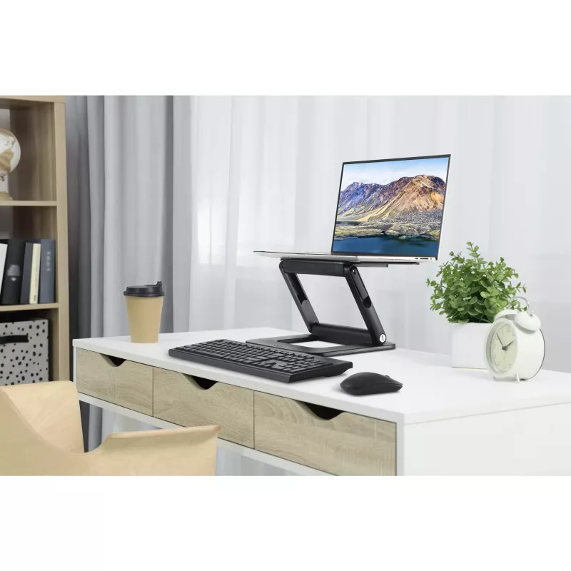 Kensington SmartFit EQ verstellbarer Multi-Winkel-Laptopständer, Laptopständer, Schwarz, Kunststoff, 33 cm (13 Zoll), 40,6 cm (16 Zoll), 3 kg