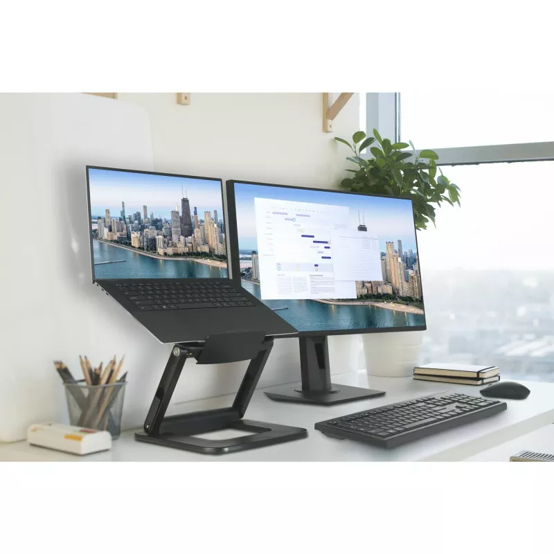 Kensington SmartFit EQ verstellbarer Multi-Winkel-Laptopständer, Laptopständer, Schwarz, Kunststoff, 33 cm (13 Zoll), 40,6 cm (16 Zoll), 3 kg
