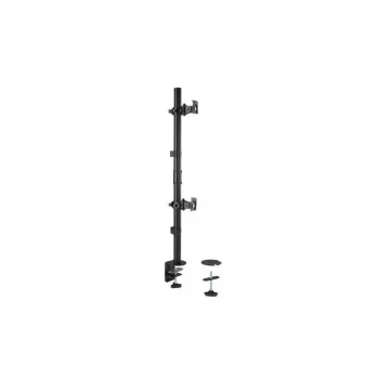 Kensington Vertikaler Stapel-Dual-Monitorarm Klemmenhalterung 9 kg Kapazität