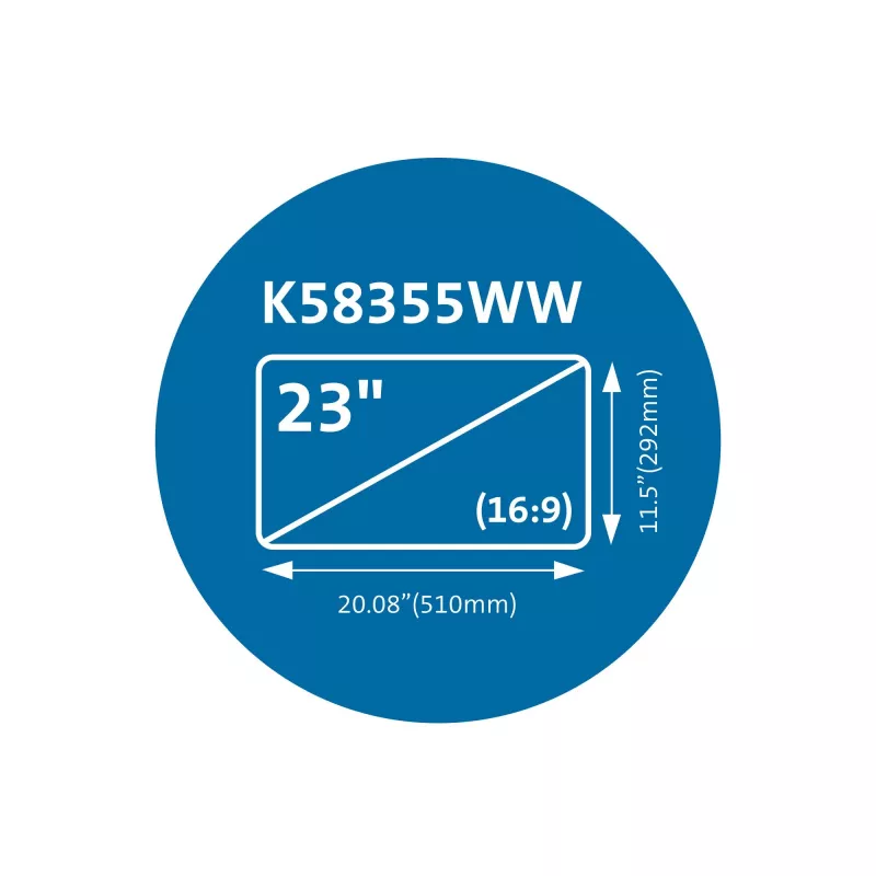 Kensington MagPro Magnetischer Blickschutzfilter für Monitore 23″ (16:9)