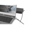 Kensington schlank N17 2.0 Keyed Dual Head Laptop Lock für keilförmige Schlitze