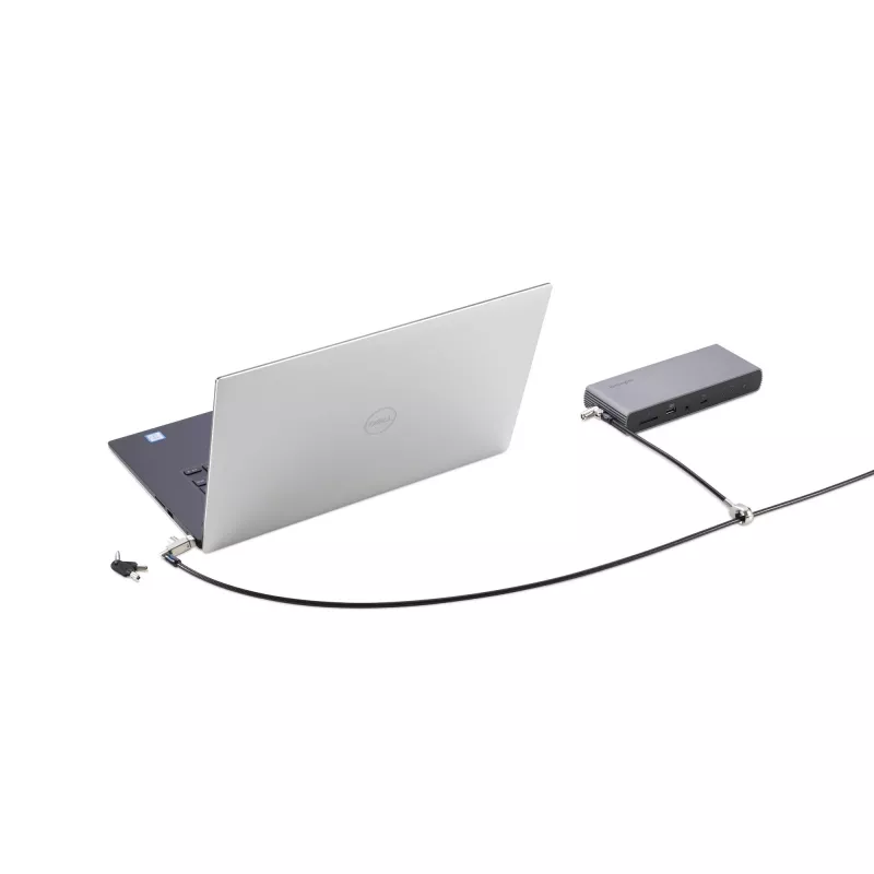 Kensington schlank N17 2.0 Keyed Dual Head Laptop Lock für keilförmige Schlitze