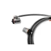 Kensington MicroSaver® Keyed Twin Laptop Lock, 2,2 m, Rundschlüssel, Stahl