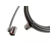 Kensington MicroSaver® Keyed Twin Laptop Lock, 2,2 m, Rundschlüssel, Stahl