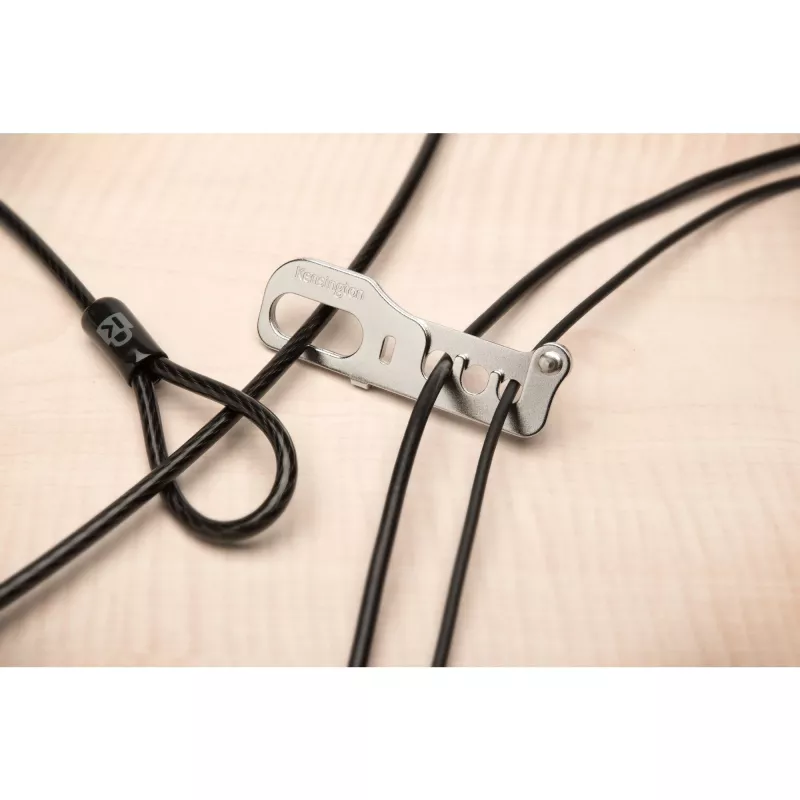 Kensington CableSaver Tischmontage-Sicherheitsanker, Grau, Metall, 30 g, 120 cm, 80 cm, 118 cm