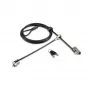 Kensington schlank NanoSaver 2.0 Dual Headed Lock, Kensington, Key, Karbonstahl, Silber, Schwarz