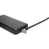 Kensington schlank NanoSaver 2.0 Dual Headed Lock, Kensington, Key, Karbonstahl, Silber, Schwarz