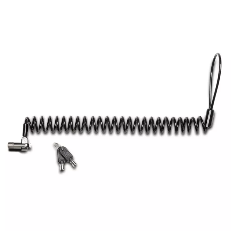 Kensington NANO PORTABLE KEYED LOCK KD, 2,3 m, Schlüssel, Schwarz