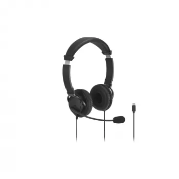 Kensington Classic EQ USB-C-Headset mit Mikrofon und Lautstärkeregelung