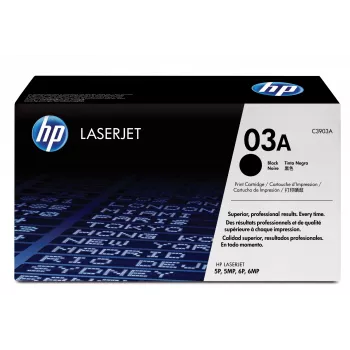 HP 03A Schwarz Original LaserJet Tonerkartusche C3903A 1 Stück