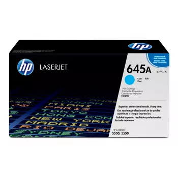 HP 645A Cyan Original LaserJet Tonerkartusche, 12000 Seiten, Cyan, 1 Stk.