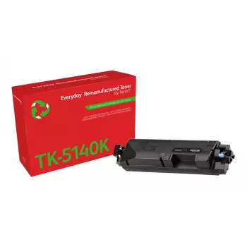 Everyday™ Schwarzer wiederaufbereiteter Toner von Xerox, kompatibel mit Kyocera TK-5140K, Standardkapazität