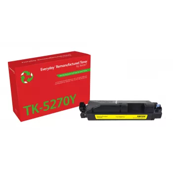 Everyday™ Gelb wiederaufbereiteter Toner von Xerox kompatibel mit Kyocera TK-5270Y, Standardkapazität
