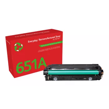 Everyday™ Schwarzer wiederaufbereiteter Toner von Xerox kompatibel mit HP 651A 650A 307A (CE340A/CE270A/CE740A), Standard-Reichweite