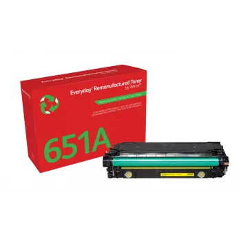 Everyday™ Gelber wiederaufbereiteter Toner von Xerox, kompatibel mit HP 651A 650A 307A (CE342A/CE272A/CE742A), Standard-Kapazität
