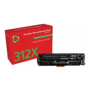 Everyday™ Schwarzer wiederaufbereiteter Toner von Xerox kompatibel mit HP 312X (CF380X), hohe Kapazität