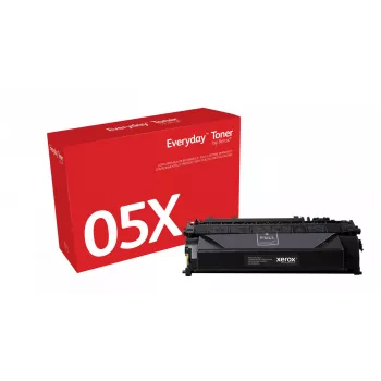 Everyday™ Schwarzer Toner von Xerox, kompatibel mit HP 05X (CE505X), hohe Kapazität