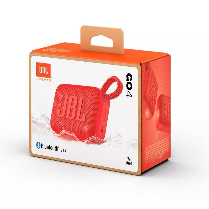 JBL Go 4 Mono tragbarer Lautsprecher Rot 4,2 W