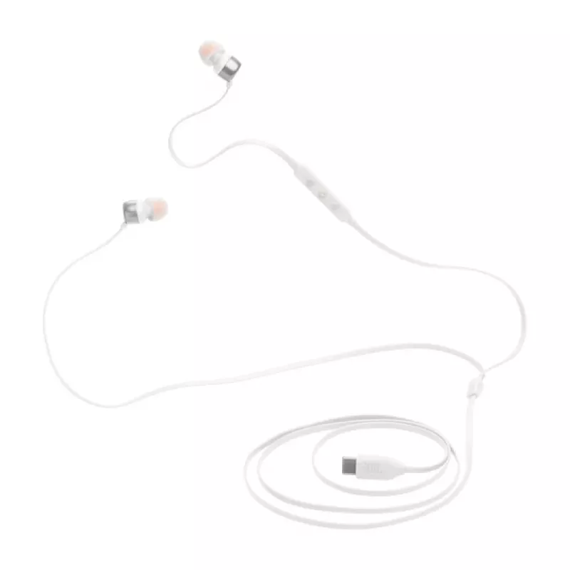 JBL Tune 310C Headset Kabelgebunden In-Ear Anrufe/Musik USB Typ-C Weiß