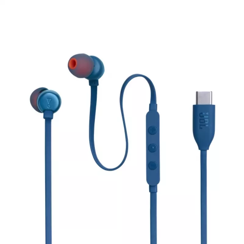 JBL Tune 310C USB Headset Kabelgebunden In-ear Anrufe/Musik USB Typ-C Blau
