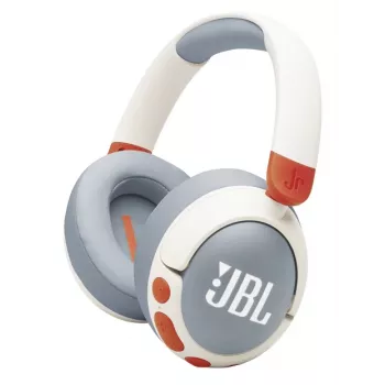 JBL Junior 470NC Headset Kabellos Head-band Anrufe/Musik USB Typ-C Bluetooth Hellgrau, Weiß