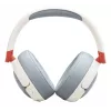 JBL Junior 470NC Headset Kabellos Head-band Anrufe/Musik USB Typ-C Bluetooth Hellgrau, Weiß