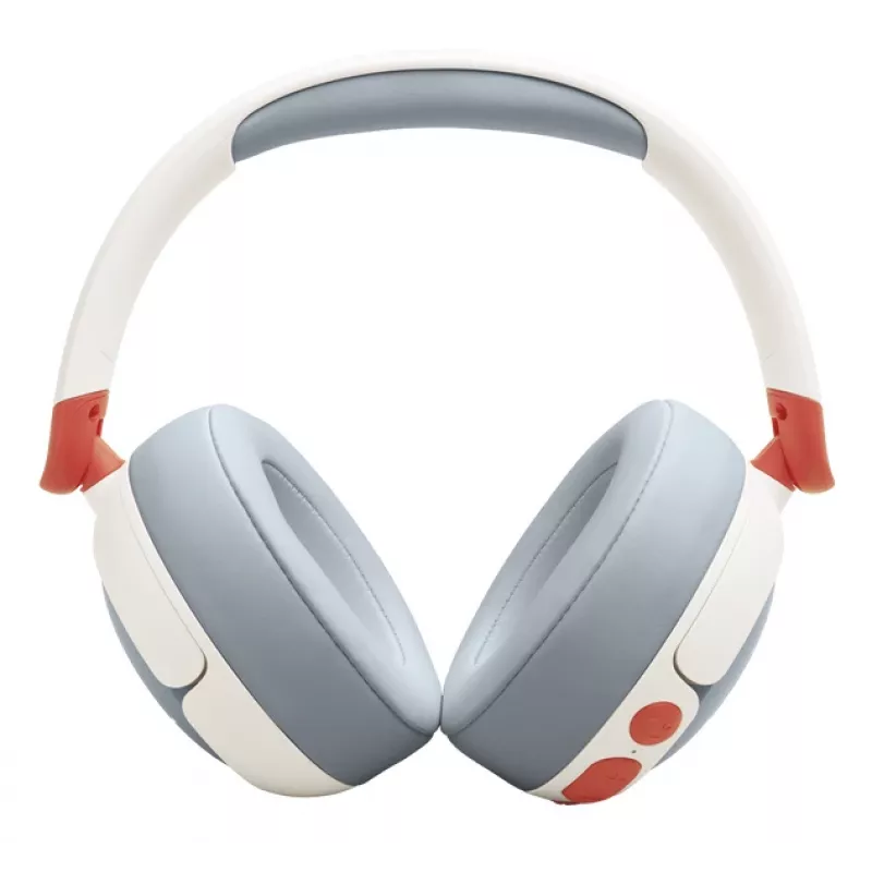 JBL Junior 470NC Headset Kabellos Head-band Anrufe/Musik USB Typ-C Bluetooth Hellgrau, Weiß