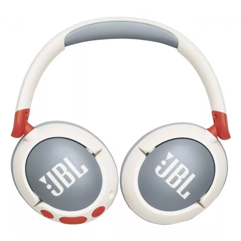JBL Junior 470NC Headset Kabellos Head-band Anrufe/Musik USB Typ-C Bluetooth Hellgrau, Weiß