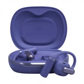 JBL Sense Pro TWS Kopfhörer mit Ohrbügel, Bluetooth, USB-C Ladestation, 20–40000 Hz, Blau, 95,2 g